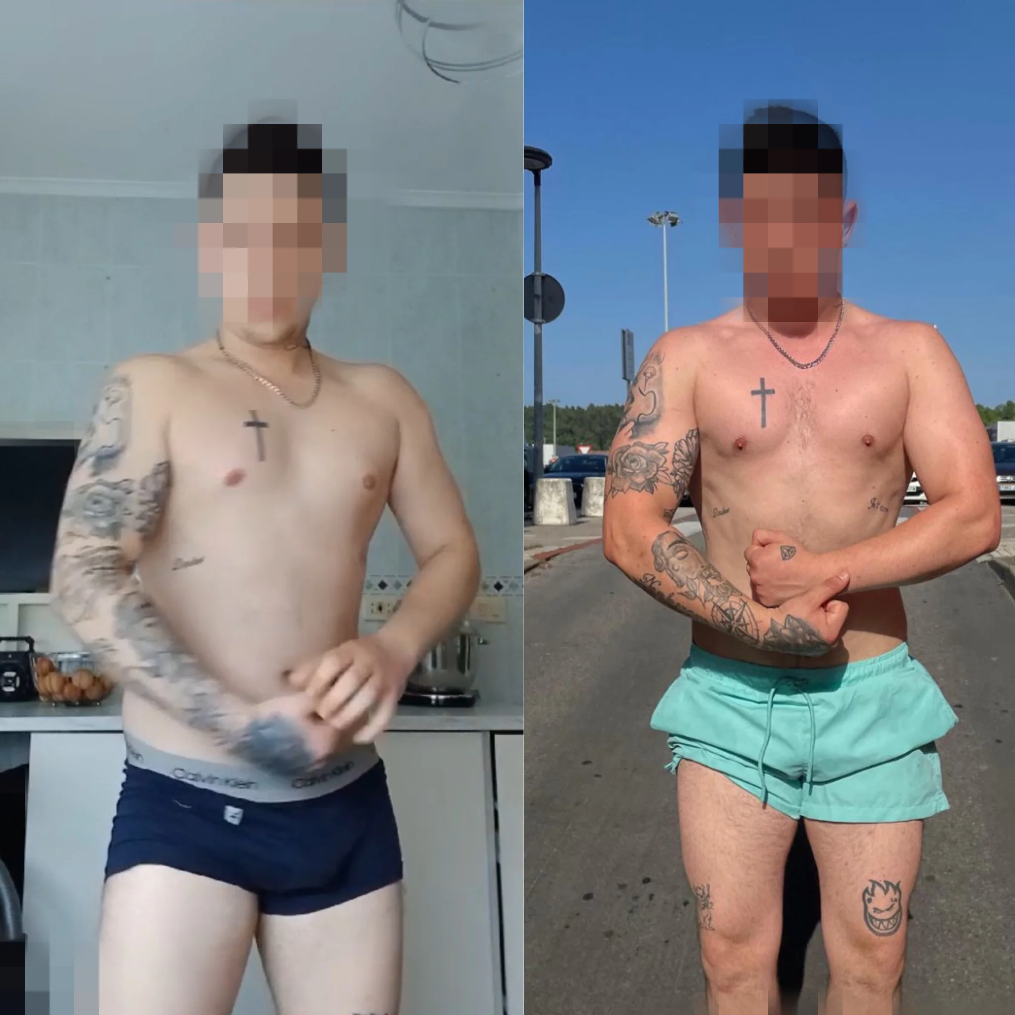 Iker — antes y después