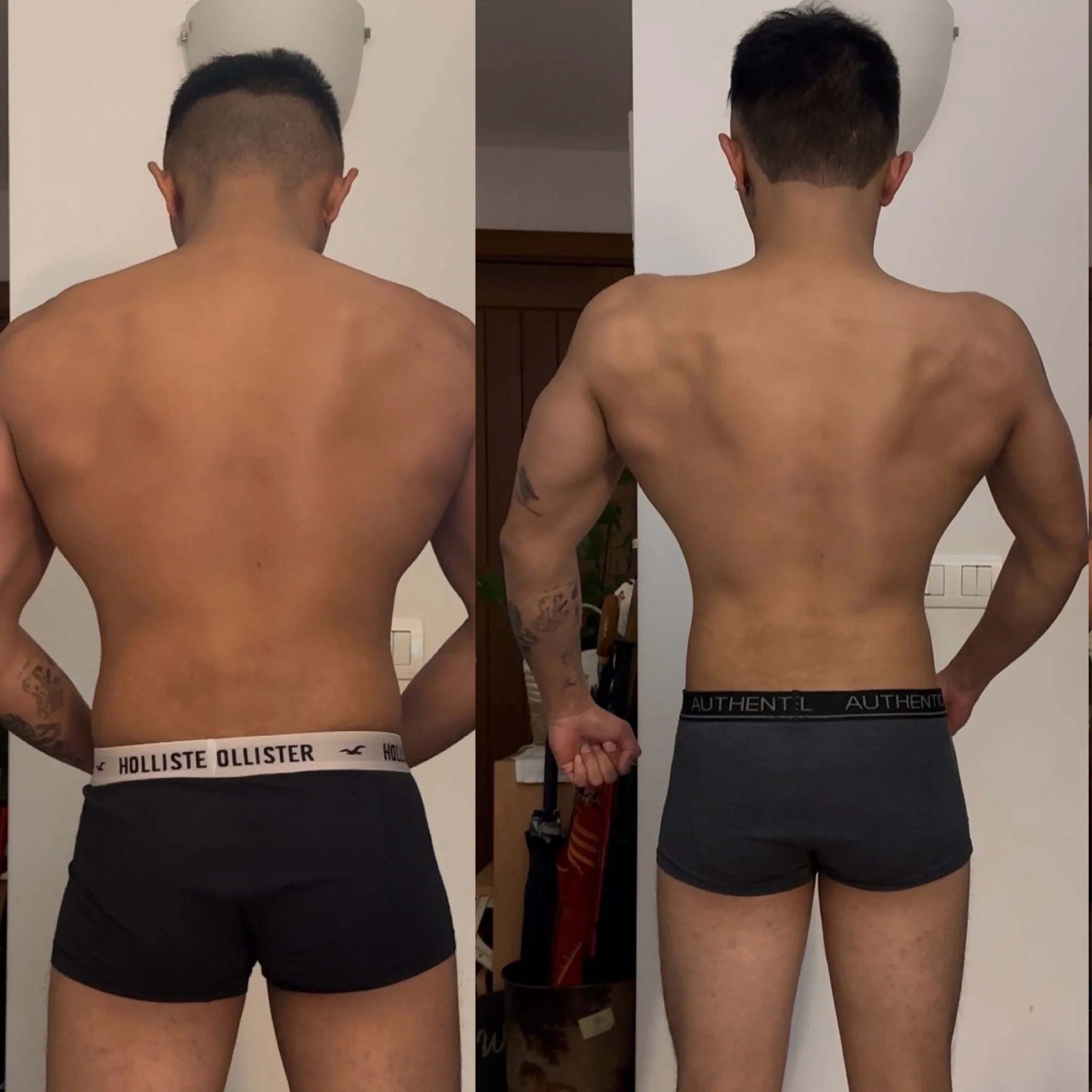 Leonardo de la Cruz — antes y después